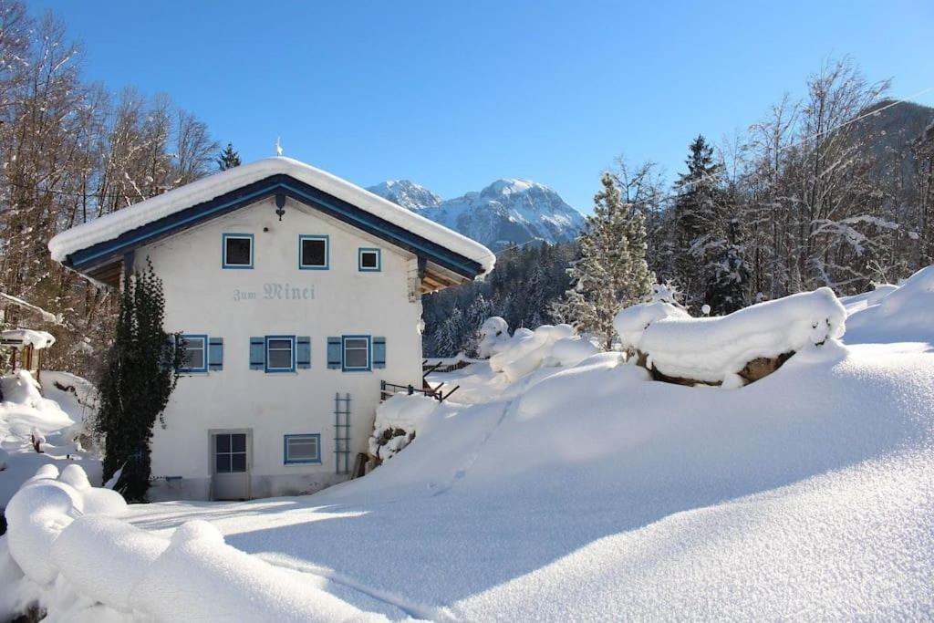 Villa Alte Muehle Mit Wunderbarem Bergblick Ramsau bei Berchtesgaden Exterior foto